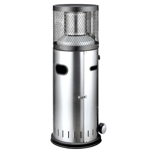 Enders Heizstrahler Heizpilz POLO 2.0 Gas-Strahler Edelstahl 6 kW Design Standstrahler