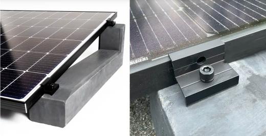 Wattstone 15 Grad PV-Aufständerung Betonsockel aus Feinbeton Anthrazit 30kg