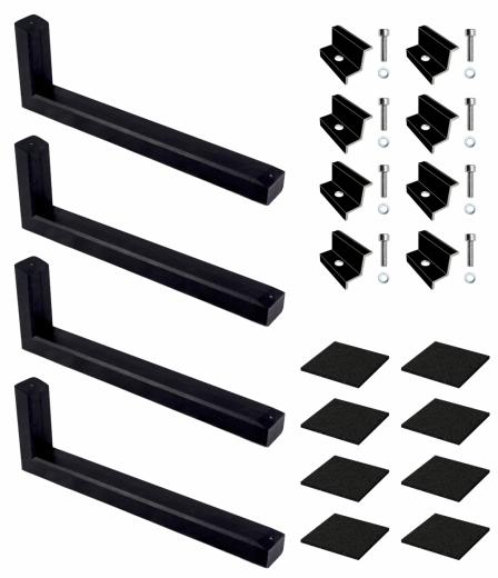 Wattstone PV-Aufständerung 15° für 2 PV-Module Set inkl. Zubehör Ost-West Aufbau