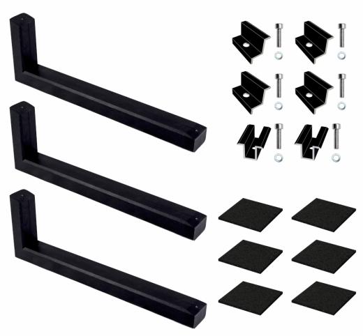 Wattstone PV-Aufständerung 15° für 2 PV-Module Set inkl. Zubehör Reihenaufbau