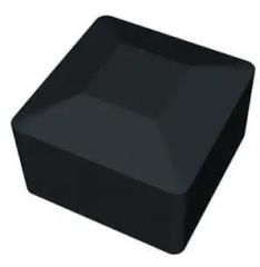 Abdeckung für Montageprofil 40x40 Schwarz