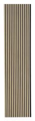 Akustikpaneel Eiche natur roh furniert 572,5x19x2400mm=1,374 m²