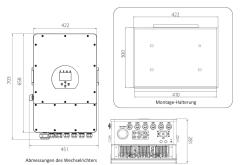 Deye Hybrid Wechselrichter 8kW 3-Phasen Niedervolt EU-IP65 Wifi