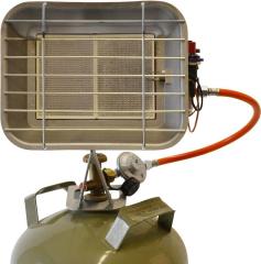 Güde Gasheizstrahler Heizgerät GHS 4200 Piezo Zündung Zeltheizung Bauheizer 4,4 kW