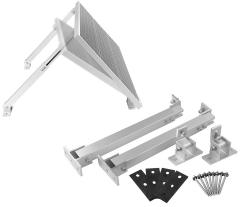 Solarpanel Halterung PV Individuell Verstellbar Flachdach Befestigung Set für 1 Solarpanel