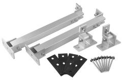 Solarpanel Halterung PV Individuell Verstellbar Flachdach Befestigung Set für 1 Solarpanel