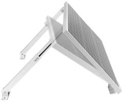 Solarpanel Halterung PV Individuell Verstellbar Flachdach Befestigung Set für 1 Solarpanel