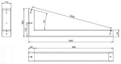 Wattstone 15 Grad PV-Aufständerung Betonsockel aus Feinbeton Anthrazit 30kg