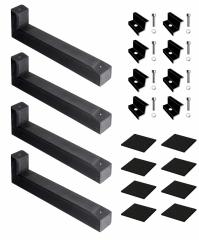 Wattstone PV-Aufständerung 10° für 2 PV-Module Set inkl. Zubehör Ost-West Aufbau